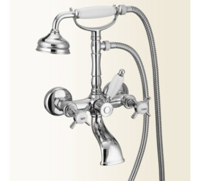 LIVINGSTONE gruppo vasca esterno finitura nickel