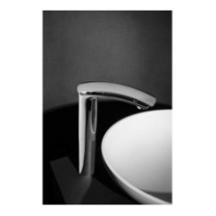 FLO Monocomando lavabo alto finitura cromo