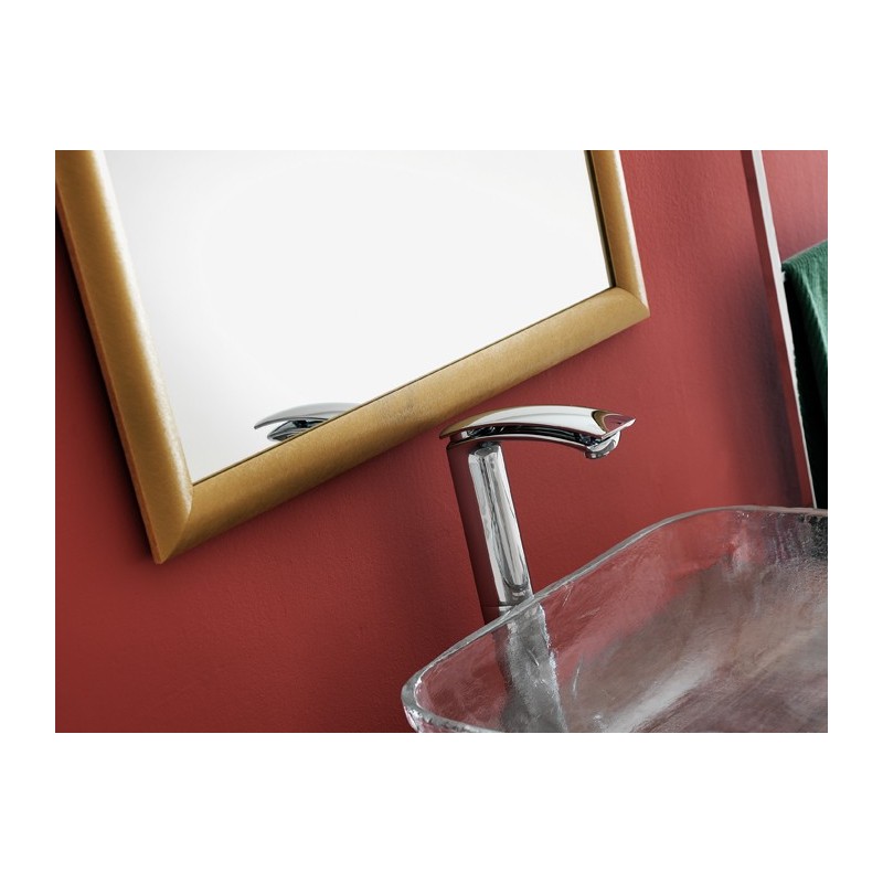 FLO Monocomando lavabo alto finitura cromo