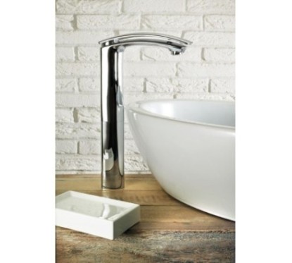 FLO Monocomando lavabo alto finitura cromo