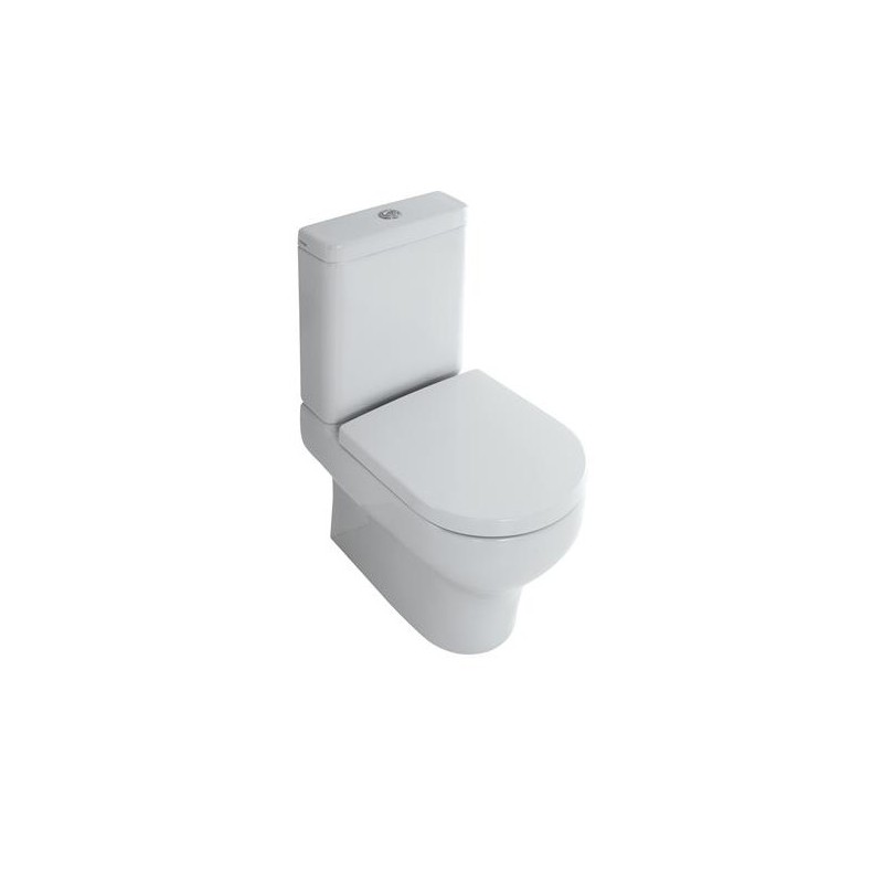 CLEAR vaso monoblocco con cassetta e coprivaso
