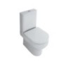 CLEAR vaso monoblocco con cassetta e coprivaso