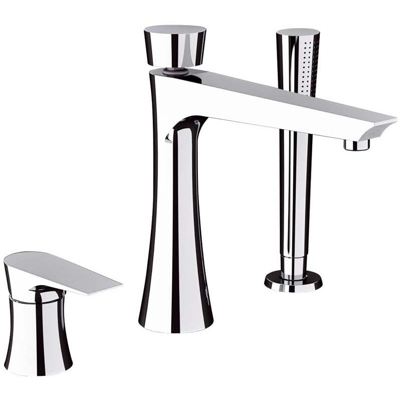 DIVA miscelatore monocomando bordo vasca finitura cromo