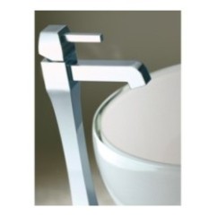 CHARLOTTE miscelatore monocomando lavabo alto senza scarico finitura oro