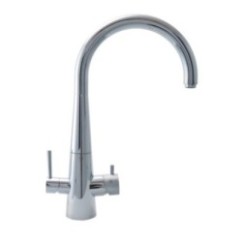 KITCHEN PROGRAM Miscelatore cinque vie per acqua depurata naturale e gassata finitura cromo