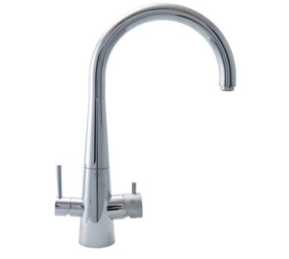 KITCHEN PROGRAM Miscelatore cinque vie per acqua depurata naturale e gassata finitura cromo