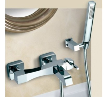 CHARLOTTE miscelatore monocomando vasca finitura cromo