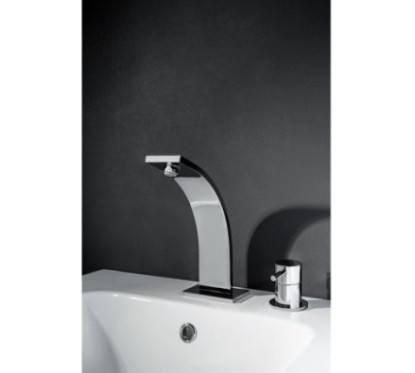 THOR Monocomando lavabo due fori senza scarico finitura cromo