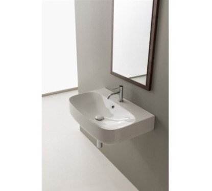 MOON 90R H15 lavabo da appoggio o sospeso