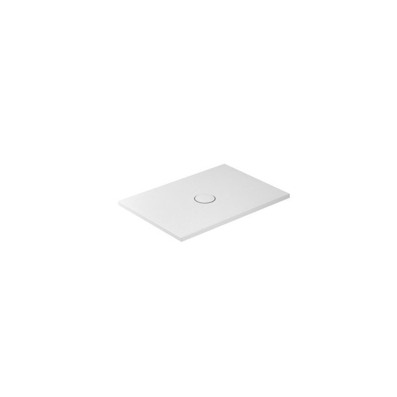 FOLIA Piatto doccia ceramica rettangolare cm. 90x100 finitura bianco altezza 3cm
