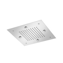 WELLNESS Soffione quadrato 300x300 in acciaio inox