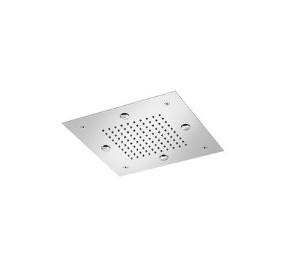 WELLNESS Soffione quadrato 300x300 in acciaio inox