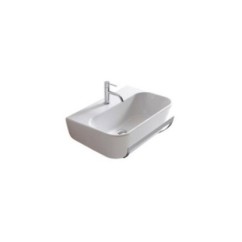 MEG11 lavabo sospeso cm 75x44  monoforo