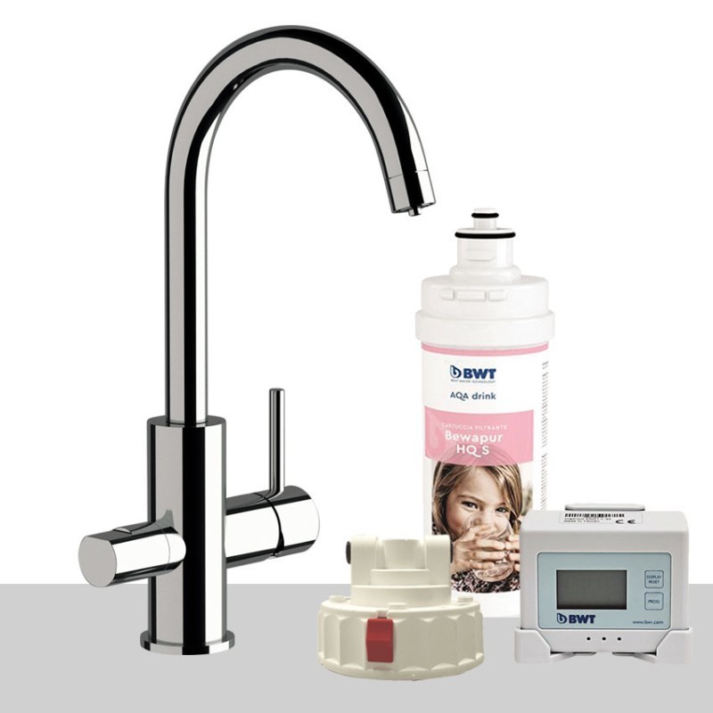 Miscelatore a 3-vie per lavello S20679DW con selezione acqua