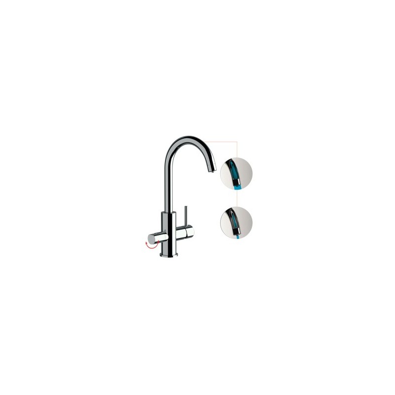 Miscelatore a 3-vie per lavello S20679DW con selezione acqua