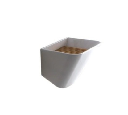 MEG11 lavabo-lavatoio cm 65x45 finitura bianco