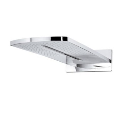 BLADE Soffione a muro 2 getti 580x235