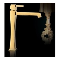 CHARLOTTE miscelatore monocomando lavabo alto finitura oro