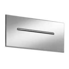 WELLNESS soffione incasso a parete 300x145 finitura nickel spazzolato