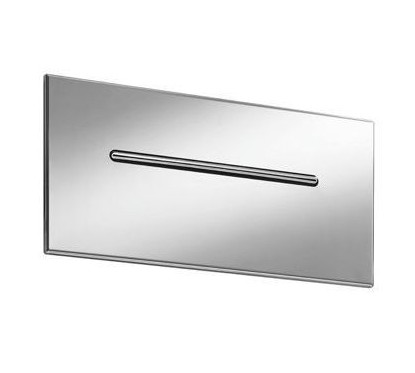 WELLNESS soffione incasso a parete 300x145 finitura nickel spazzolato