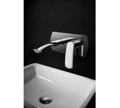 FLO Monocomando lavabo ad incasso finitura cromo