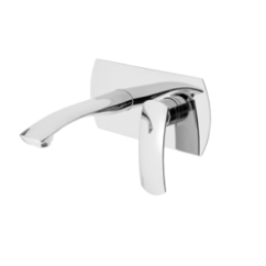 FLO Monocomando lavabo ad incasso finitura cromo