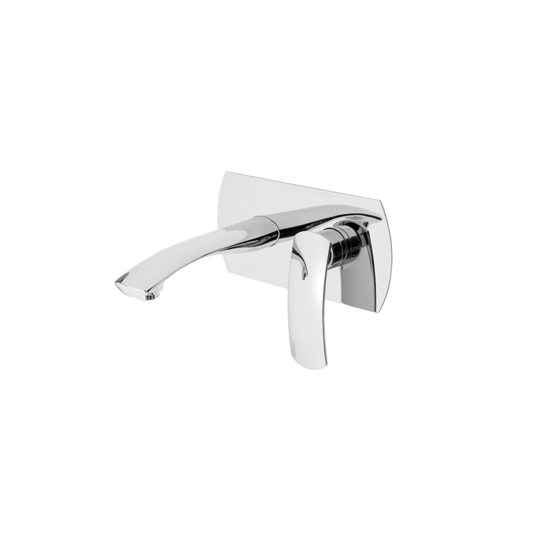 FLO Monocomando lavabo ad incasso finitura cromo