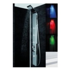 EVO 140 pannello doccia CROMOTERAPIA termostatico h.140 finitura satinato