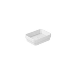 MEG11 lavabo semincasso cm 50x38 finitura bianco