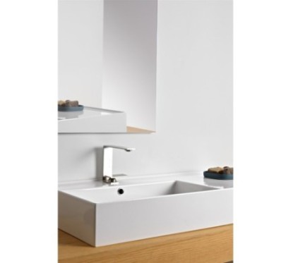TEOREMA 2.0 100 SHELF DX lavabo da appoggio o sospeso