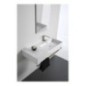TEOREMA 2.0 100 SHELF SX lavabo da appoggio o sospeso