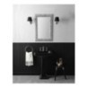 ALBANO lavabo 50 cm + colonna finitura graphite