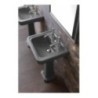 ALBANO lavabo 50 cm + colonna finitura quartz