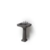 ALBANO lavabo 50 cm + colonna finitura quartz