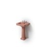 ALBANO lavabo 50 cm + colonna finitura morganite