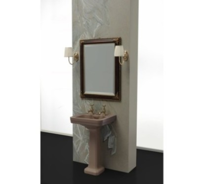 ALBANO lavabo 50 cm + colonna finitura taos