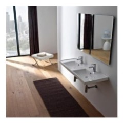 ML 120x40 lavabo da incasso o sospeso