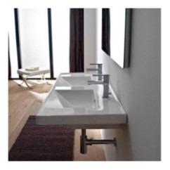 ML 120x47 lavabo da incasso o sospeso