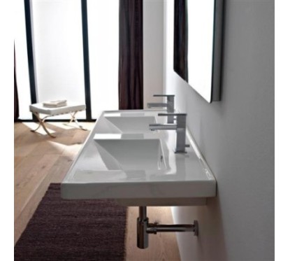 ML 120x47 lavabo da incasso o sospeso