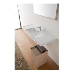 ML 120x47 lavabo da incasso o sospeso