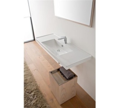 ML 120x47 lavabo da incasso o sospeso