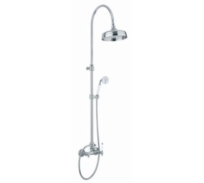 IRIS colonna doccia con miscelatore finitura cromo