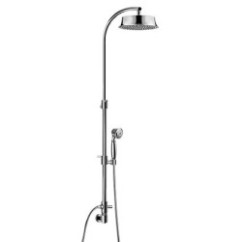 WELLNESS Colonna doccia in ottone retrò finitura cromo