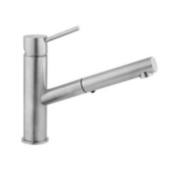 DMB Miscelatore monocomando lavello inox 316L docceta estraibile finitura pvd oro