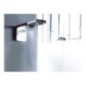 TESEO Soffione a muro 555x300 3 getti in acciaio inox
