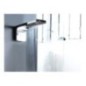 TESEO Soffione a muro 555x300 3 getti in acciaio inox