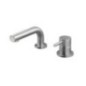 DMB Miscelatore lavabo da piano inox 316L 2-fori bocca cm. 15 finitura pvd nero