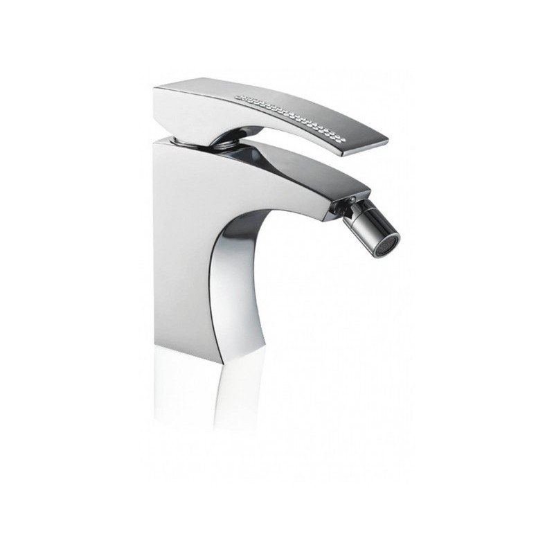 CRYSTAL Monocomando bidet con scarico automatico finitura dorato