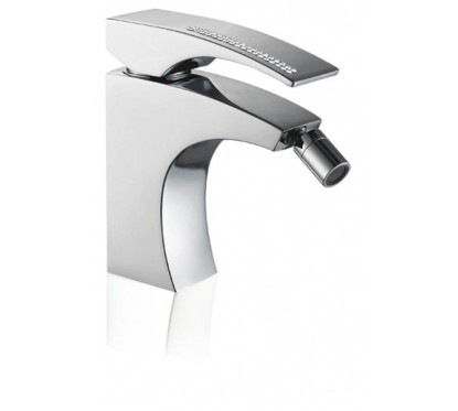 CRYSTAL Monocomando bidet con scarico automatico finitura dorato