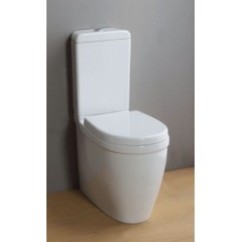 YOUNG vaso monoblocco finitura bianco lucido